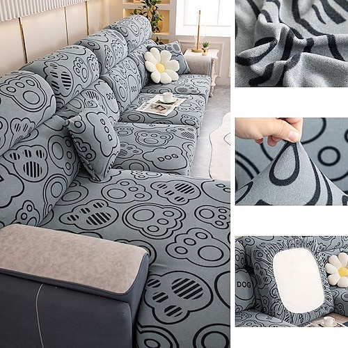

Autumn And Winter New Four Seasons Universal All-inclusive Universal Large Sofa Cover Elastic Dust-proof Anti-cat Scratching Cushion Cover Sofa Cover