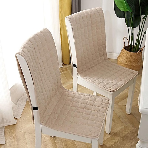 

Dining Chair Cover Chair Seat Cushion Pad Slipcover Non-Slip with Ties Thick Durable and Washable Pads for Dining Room, Office, Kitchen