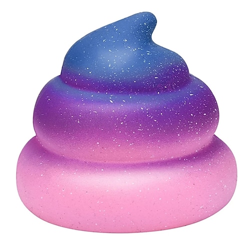 

Galaxy Colorful Poo Squishy Dolls Slow Rising Kawaii Soft Squeeze Toy Simulation Cream Scented Stress Relief Kid Children Gifts 3PCS