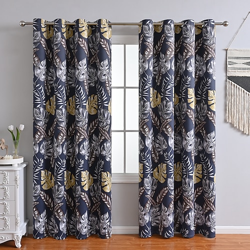 

Floral / Flower Blackout Curtains Drapes Window Treatment Collection(Drapes&Sheer) Curtain Bedroom Curtains