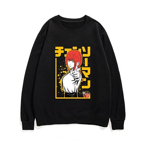 

Inspired by Chainsaw Man Makima Hoodie Cartoon Manga Anime Graphic Hoodie For Men's Women's Unisex Adults' Hot Stamping 100% Polyester