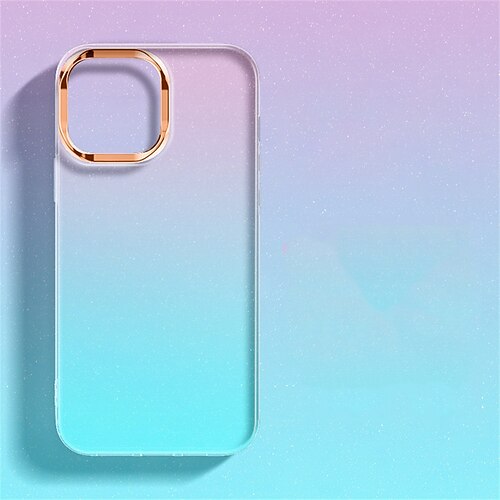 

Phone Case For Apple Classic Series iPhone 14 Pro Max iPhone 14 Pro iPhone 14 Plus iPhone 14 iPhone 13 Pro Max 12 11 Bumper Frame Full Body Protective Dustproof Color Gradient PC