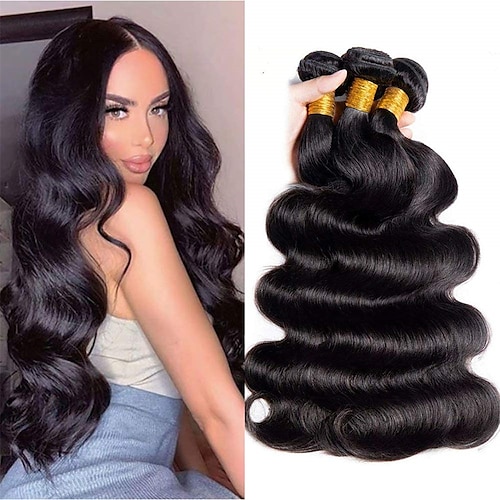 

Body Wave Bundle 18 20 22 Inch Body Wave Human Hair Bundles Body Wave Hair 3 Bundles 10A Grade 100% Unprocessed Brazilian Virgin Hair Extensions for Black Women