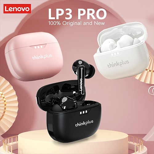 

Lenovo Lp3 pro TWS Earphones Wireless Bluetooth 5.2 Earbuds HIFI Sound Noise Reduction HD Call Low Latency Headphones