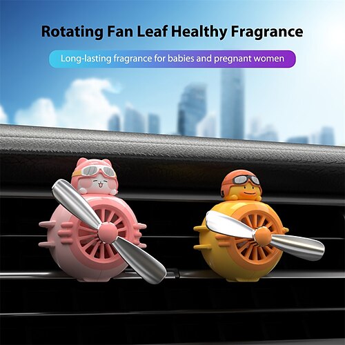 

Cartoon Air Outlet Aromatherapy Retro Airplane Shaped Vent Clip Air Freshener Cute Automobile Aromatherapy Car Supplies
