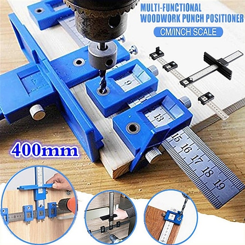 

trebearbeiding drill punch locator jig drill guide kabinett håndtak knott mal locator hullstanseverktøy for trebearbeiding