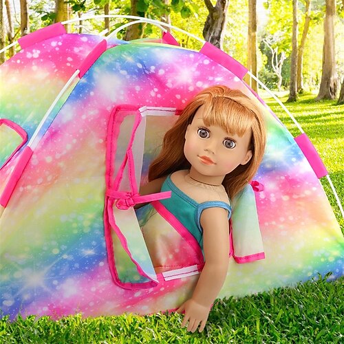 18 Inch Girl Dolls Camping Tent Accessories Set - Include Doll Camping Tent  Sleeping Bag Camera Doll Backpack Toy Dog - 18 Doll Accessories Fits My  Life Generation Journey Dolls 2024 - $42.99