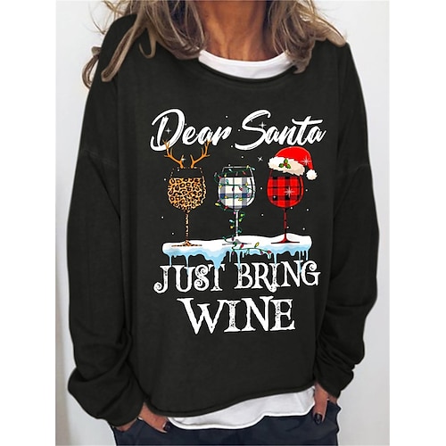 

Women's Sweatshirt Pullover Basic Green Black Blue Graphic Leopard Plaid Christmas Round Neck Long Sleeve S M L XL 2XL 3XL