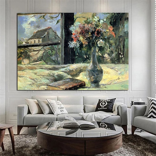 

Handmade Hand Painted Oil Painting Wall Modern Abstract Paul Gauguin Painting Home Decoration Decor Rolled Canvas No Frame Unstretched