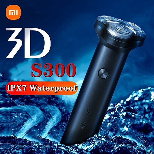 

Xiaomi Mijia Electric Shaver S300 3D Floating Dual Layer Blade IPX7 Waterproof Dry Wet Razor Beard Trimmer