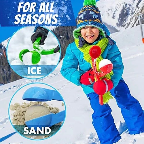 

children's winter outdoor toy snow clip snowball ski artifact snowman snowball clip ball play snow tool