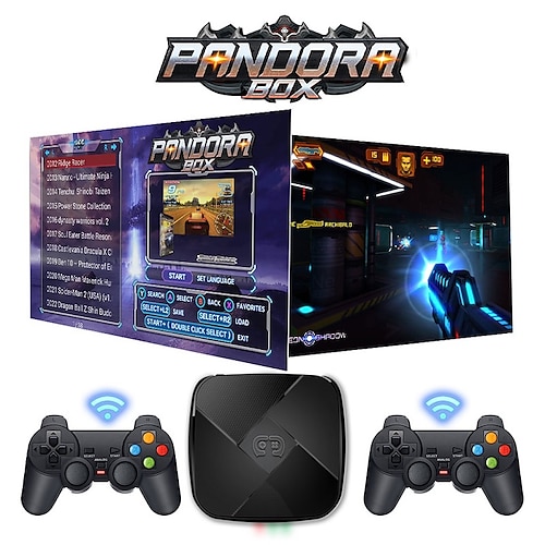 

i3 Pandora Box Retro Video Game Console GBA 4K HD Display on TV 2.4G Wireless for PSP N64 PS CPS 30000 Games Projector Monitor