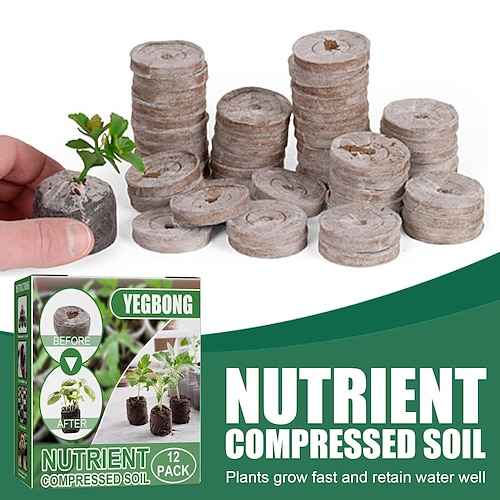 

Seedling Soil Block Compressed Peat Block Compressed Soil Medium Cultivation Substrate Flower And Vegetable Planting