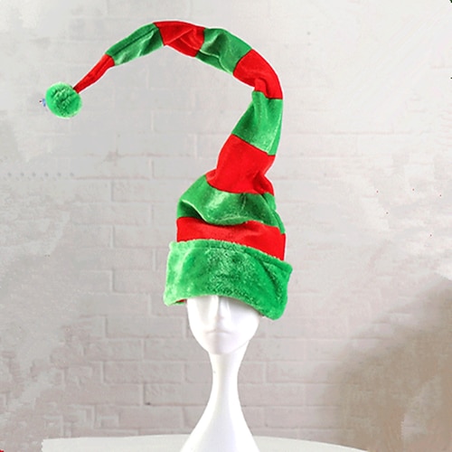 

Women's Unisex Warm Winter Hat Home Christmas Stripes and Plaid Polyester Casual Multipurpose 1 pcs