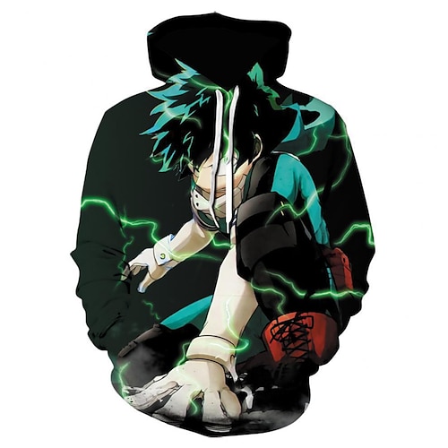 

Inspired by My Hero Academia Himiko Toga Hoodie Cartoon Manga Anime Front Pocket Graphic Hoodie For Men's Women's Unisex Adults' 3D Print 100% Polyester