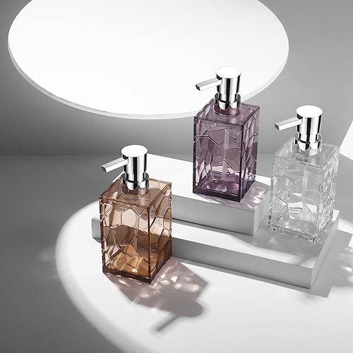 

Soap Dispenser Glass Sense Acrylic Transparent Lotion Press Separate Bottle Hand Sanitizer Shampoo Bath Lotion Bottle