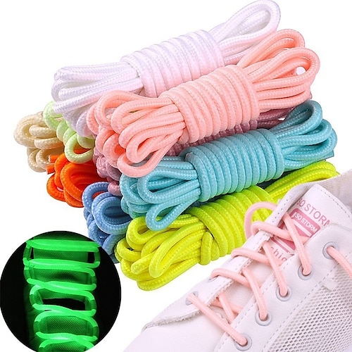 

Men's Terylene Shoelace Decoration Correction Daily / Vacation Light Yellow / Green / Rosy Pink / Army Green 4 Pairs All Seasons
