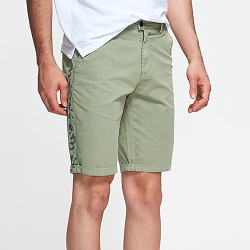 

Men's Shorts Chino Shorts Bermuda shorts Work Shorts Pocket Print Comfort Knee Length Casual Daily Holiday Streetwear Stylish ArmyGreen Khaki Micro-elastic
