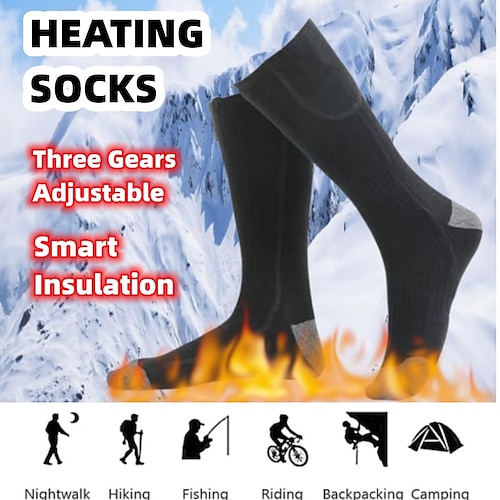 

Winter Heated Socks Men's Women's Thermal Heating Thermosocks Foot Warmer Electric Socks Warm Socks Trekking Ski Cycling Outdoor