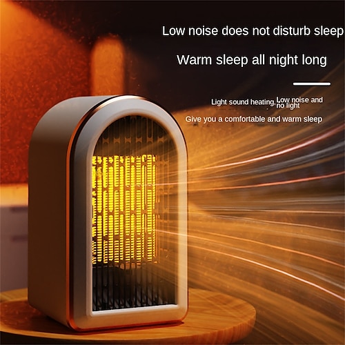

220V 1200W Electric Heater Mini PTC Fan Heater Desktop Household Wall Heater Stove Radiator Warmer Machine For Winter