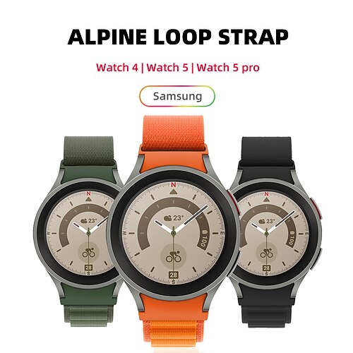 

1 pcs Smart Watch Band for Samsung Galaxy Watch 5 40/44MM Watch 5 Pro 45MM Watch 4 Classic 42/46mm Watch 4 40/44mm Watch 3 41mm Watch 42mm 20mm 22mm Silicone Smartwatch Strap Adjustable Elastic
