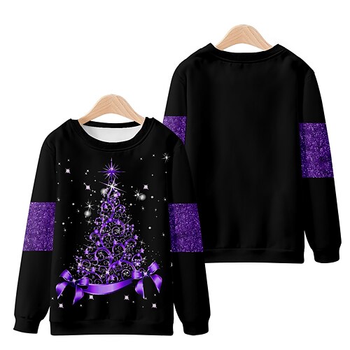 

Christmas Trees Masquerade Ugly Christmas Sweater / Sweatshirt Men's Women's Unisex Couple's Christmas Christmas Christmas Eve Adults' Party Christmas Polyester Top