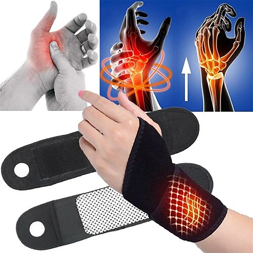 

1Pcs Magnetic Therapy Self-Heating Wrist Support Brace Men Women Wrist Wrap Guard Winter Hand Warmer Pain Relief Wristband Belt