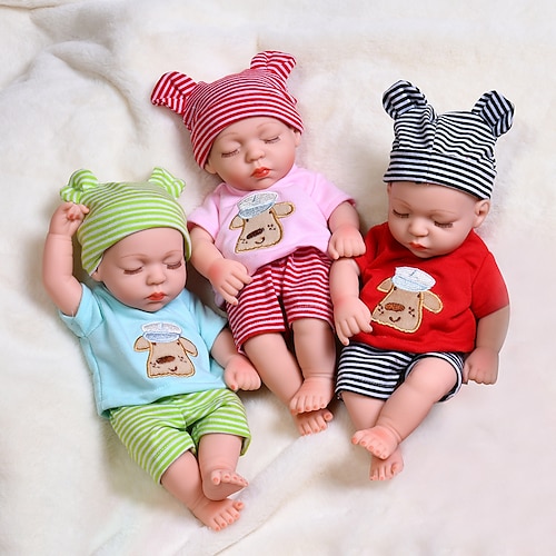 

14 inch Infant Reborn Toys Dolls Baby Doll Lifelike Baby Dolls Girls Toys Full Body Silicone Reborn Doll Toy Gifts