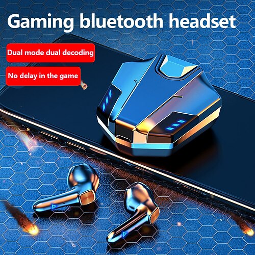 

KINGSTAR TWS Real Wireless Bluetooth Headset Noise Reduction Bluetooth Earbuds Touch Control Gaming Headset Music Headset