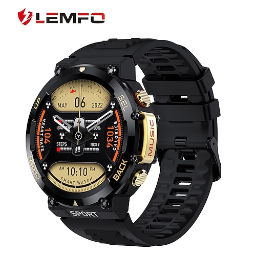 

LEMFO LF33 Smart Watch Men Local Music Bluetooth Call Custom Dial IP68 Waterproof Sports NFC Smartwatch for Android Ios