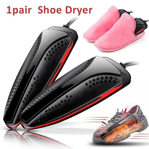 

110V 15W plug 5A Quality Shoe Dryer Foot Protector Boot Odor Deodorant Device Shoes Drier Heater 2 Colors