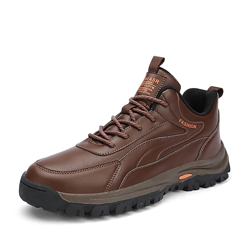 

Hombre Zapatillas de deporte Mirada deportiva Zapatos Confort Botas de montaña Casual Deportivo Flying Weaving Transpirable Negro Marrón Otoño