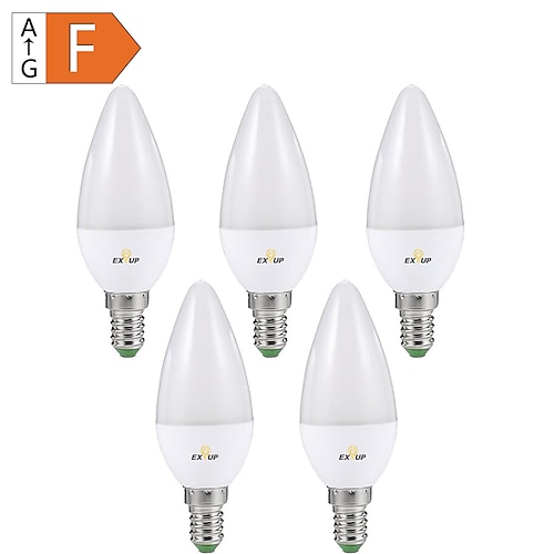 

5pcs 6 W LED Candle Lights 450-500 lm E14 C37 10 LED Beads SMD 2835 Warm White Cold White 220-240 V 110-130 V / 5 pcs / RoHS / Energy Star / ERP / LVD