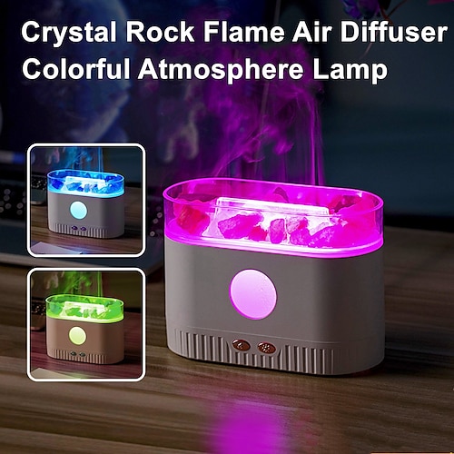 

Salt Lamp Humidifier Electric Essential Oil Aroma Diffuser Ultrasonic Humidifier Aromatherapy Diffuser Air Purifier Sprayer