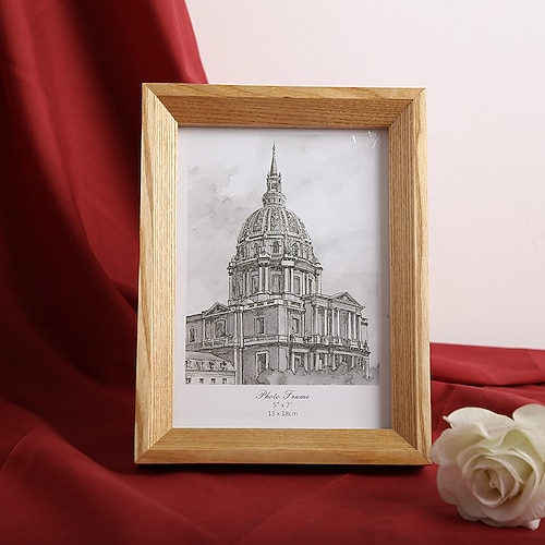 

1PC Fraxinus Chinensis Solid Wood Picture Frame
