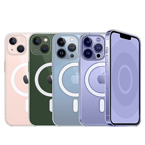 

Phone Case For Apple Fidget Case iPhone 14 Pro Max iPhone 14 Pro iPhone 14 Plus iPhone 14 Bumper Frame Magnetic Full Body Protective Solid Colored TPU