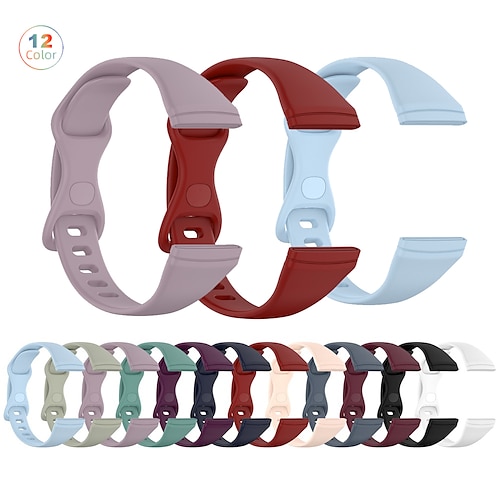 

1PC Smart Watch Band Compatible with Fitbit Versa 3 / Sense Versa 4 / Sense 2 / Versa 3 / Sense Silicone Smartwatch Strap Adjustable Elastic Breathable Sport Band Replacement Wristband