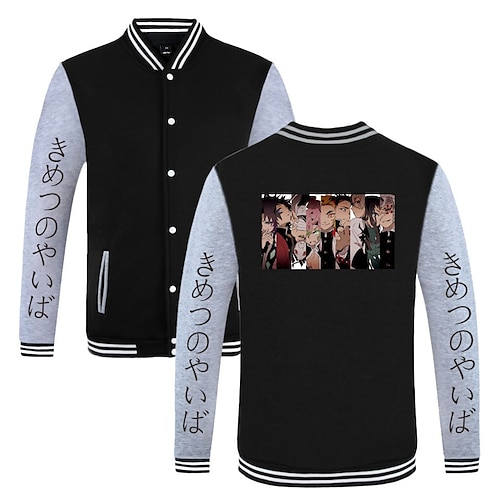 

Inspired by Demon Slayer Kochou Shinobu Tomioka Giyuu Rengoku Kyoujurou Outerwear Anime Printing Coat For Men's Women's Unisex Adults' Hot Stamping Polyster