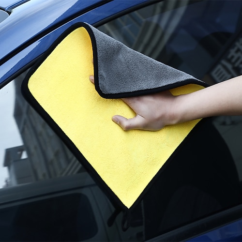 

30x60CM Car Wash Microfiber Towel Car Cleaning Drying Cloth Hemming Car Care Cloth Detailing Car Wash Towel