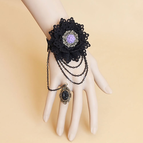 

Ring Bracelet / Slave bracelet Accessories Retro Vintage Punk & Gothic Alloy For Goth Girl Cosplay Halloween Carnival Masquerade Women's Costume Jewelry Fashion Jewelry