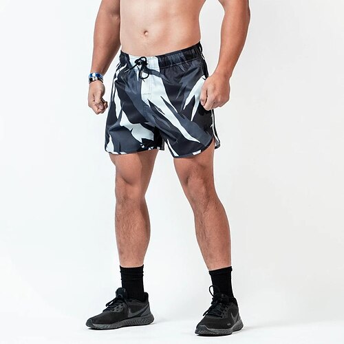 

Men's Running Shorts Bottoms Fitness Running Jogging Sportswear Activewear Light camouflage White camouflage Deep camouflage