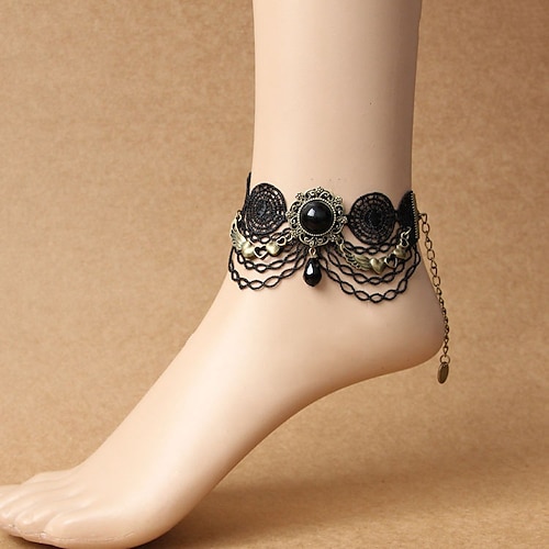 

Anklet Accessories Retro Vintage Punk & Gothic Alloy For Goth Girl Cosplay Halloween Carnival Masquerade Women's Costume Jewelry Fashion Jewelry