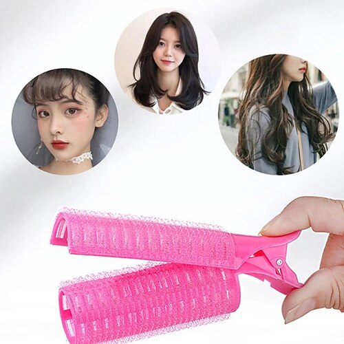 

Air Bangs Curling Roller Eight-character Stereotype Artifact Volume Bangs Clip Fluffy Hair Clip Self-adhesive Fixed Hair Root Fluffy Clip