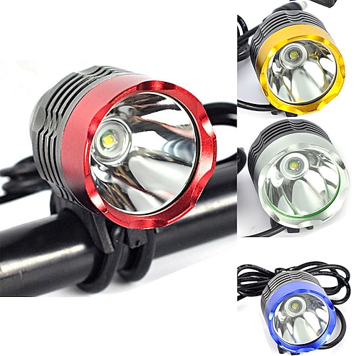 

led faro bici mountain bike mtb bici impermeabile ultra luminoso portatile professionale batteria ricaricabile 3000 lumen campeggio/escursionismo/grotta batterie non incluse