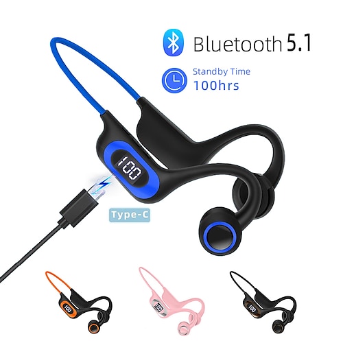 

AKZ-G3 Bone Conduction Headphone Ear Hook Bluetooth 5.3 Sports Ergonomic Design Stereo for Apple Samsung Huawei Xiaomi MI Yoga Camping / Hiking Running Mobile Phone