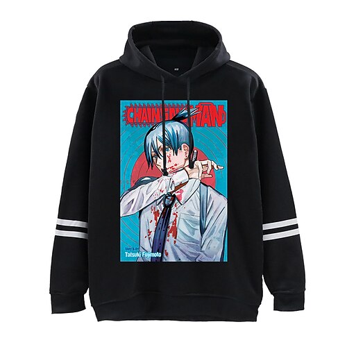 

Inspired by Chainsaw Man Hayakawa Aki Hoodie Cartoon Manga Anime Graphic Hoodie For Men's Women's Unisex Adults' Hot Stamping 100% Polyester Street Daily