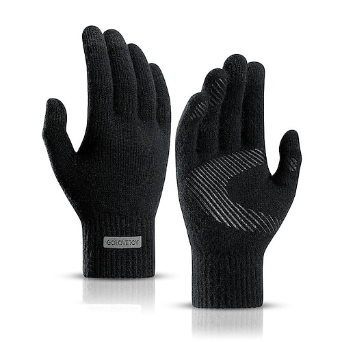 

Homme 1 paire Gants hiver Gant Gants tricotés Vêtement de rue Extérieur Gants Tendance Antidérapant Couleur Pleine # 5 # 6 # 7 # 8