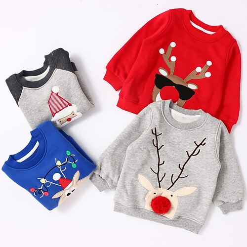 

Toddler Boys Christmas Sweater Dog Long Sleeve Casual Fashion Dark Yellow Winter Clothes 3-7 Years