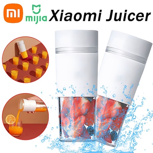 

Original xiaomi mijia presse-agrumes portable tasse 300 ml mélangeur liquéfiant portable 18000 tr/min mélangeur électrique 304 acier inoxydable