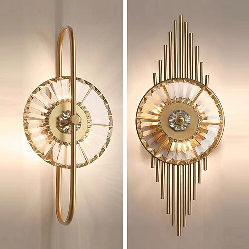 

LED Wall Lights Luxury Decorative Led Wall Sconce Crystal Indoor Lighting for Living Room Bedroom Aisle Bedside Home